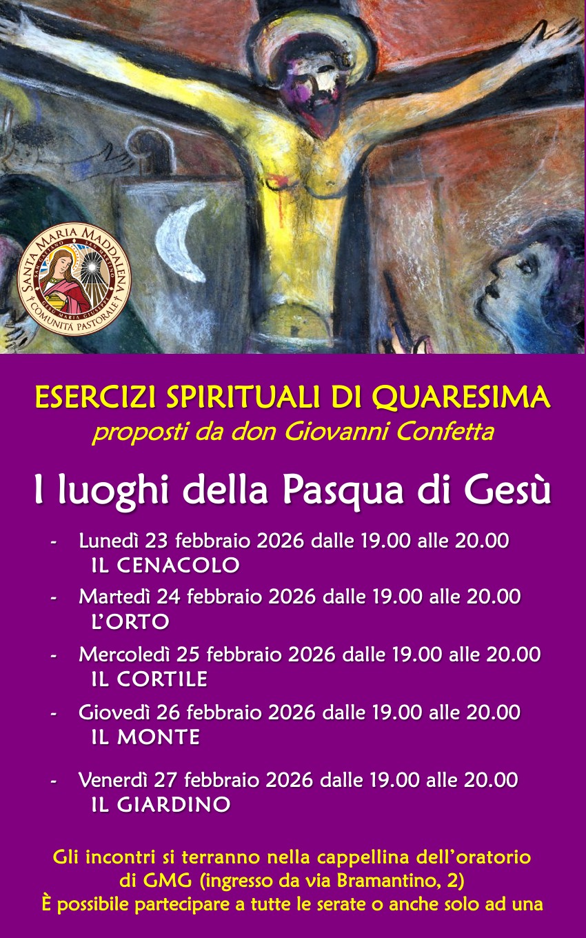 ESERCIZI DI QUARESIMA