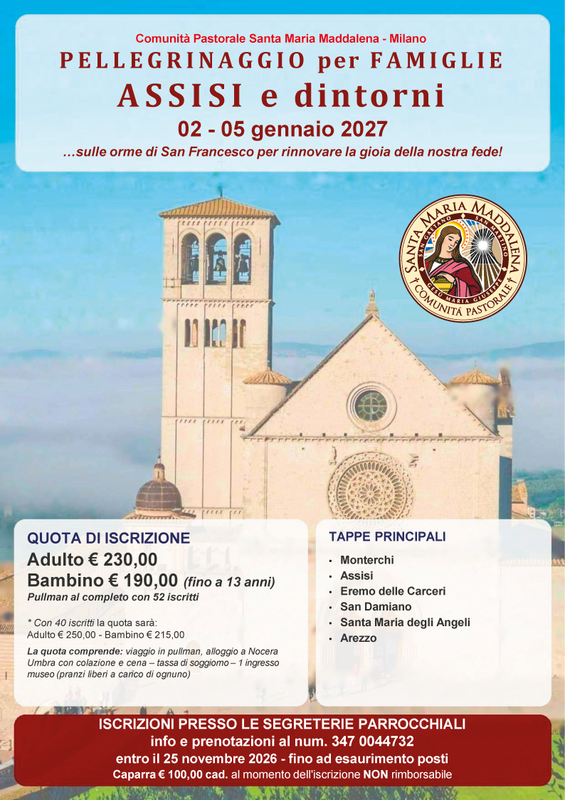 PELLEGRINAGGIO AD ASSISI
